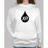 xabi girl hooded rain logo