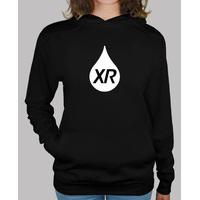 xabi girl hooded rain logo