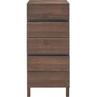 Xander Tall Chest Of Drawers, Walnut