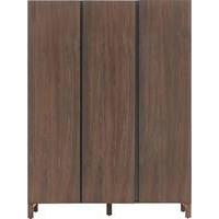 Xander Triple Wardrobe, Walnut