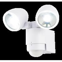 Xavier LED Floodlight with PIR Sensor - White