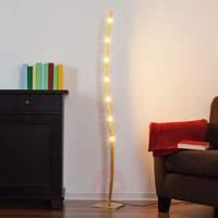 Xalu Dimmable LED Floor Lamp in Antique Gold