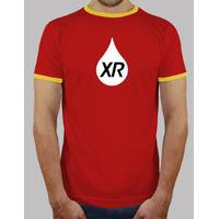 xabi rain retro shirt guy logo