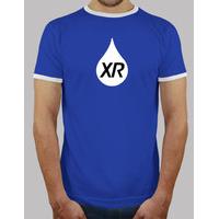 xabi rain retro shirt guy logo