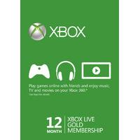 Xbox Live Prepaid 12 Month Gold Subscription
