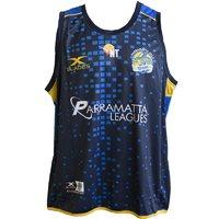 xblades parramatta eels nrl training singlet 2017 navy