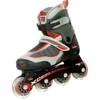 Xcess MX S1000 Semi Soft Adjustable Inline Skates - Red