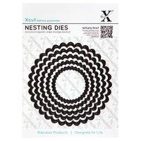 xcut scalloped circle nesting dies 349161