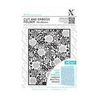 Xcut Floral Pattern Cut and Emboss Folder 11 x 15 cm