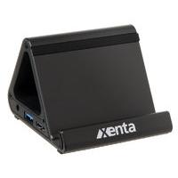 Xenta USB 3.0 4 Port Hub With 12V/2A Power Adapter and USB 3.0 Cable