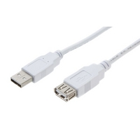 Xenta USB 2.0 Extension Cable (White) 3m