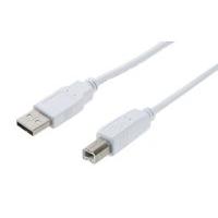 Xenta USB 2.0 A-B Device Cable White - 1m