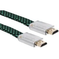 Xenta Flat HDMI Cable v1.4 with metal end connectors - 1m
