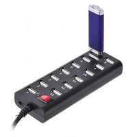 xenta 13 port usb20 hub mains powered