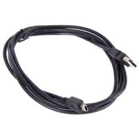 xenta usb a to mini usb cable black 2m