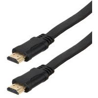 Xenta Flat HDMI to HDMI Cable Black - 2m