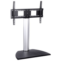 Xenta 30 - 50 inch Black/Aluminium TV Stand