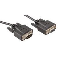 xenta db9 serial extension cable black 5m