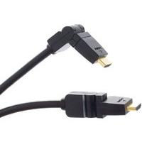 Xenta 360 Degree Rotatable HDMI to HDMI v1.4 Cable - 2m