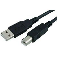 Xenta USB 2.0 A-B Device Cable (Black) 1m