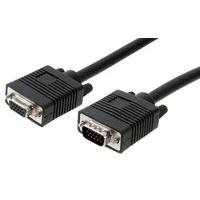 Xenta VGA Monitor Extension Cable Male-Female (Black) 2m
