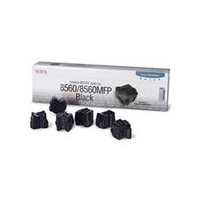 xerox solid inks 6 x black 6800 pages for phaser 8560 mfp