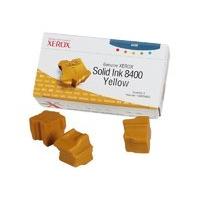 xerox solid ink sticks 3 yellow for phaser 8400 108r00607