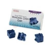 Xerox WorkCentre C2424 Solid Ink Cyan (3 sticks) Yield 3, 400 Pages