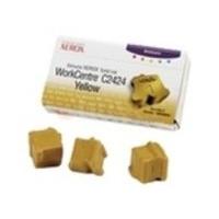 Xerox - Solid inks - 3 x yellow - 3400 pages - For WorkCentre C2424