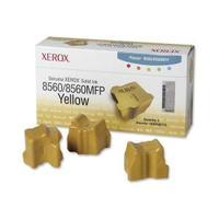 xerox colorstix yellow yield 3 400 pages solid ink sticks pack of 3