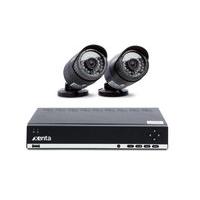 Xenta 500GB 4 Channel HD DVR with 2 x Camera CCTV Kit