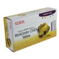 Xerox C2424 Yellow Solid Ink Stick Pack of 3 108R00662
