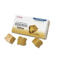 xerox phaser 85008550 yellow solid ink stick pack of 3 108r00671