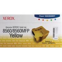 Xerox Phaser 8560 Yellow Solid Ink Stick Pack of 3 108R00725