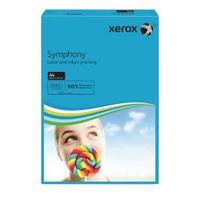 Xerox A4 Symphony Tinted 80gsm Dark Blue Copier Paper Pack of 500