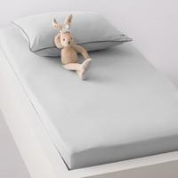 Xelie Pack of 2 Babys Pure Cotton Plain Fitted Sheets
