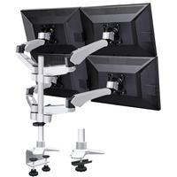 xergo flex 360 rotating quadruple monitor bracket 10 to 27 45kg