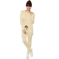 Xenia Bow Back Loungewear Set - Yellow