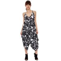 xenia lagenlook jumpsuit dress black white