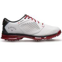 XFer Nitro Golf Shoes - White / Grey / Crimson
