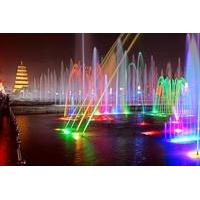 Xi\'an Night Tour: South Gate Square and Musical Fountain at Big Wild Goose Pagoda Square