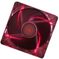 xilence transparent led 120mm case fan with led light red
