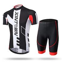 XINTOWN Cycling Jersey with Shorts Men\'s Short Sleeve BikeShorts Pants/Trousers/Overtrousers Zip Top Jersey Padded Shorts/Chamois Tops