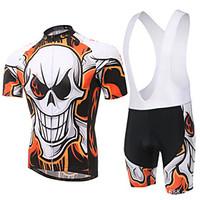 XINTOWN Cycling Jersey with Bib Shorts Unisex Short Sleeve Bike Bib Shorts Jersey Sleeves Clothing SuitsQuick Dry Ultraviolet Resistant