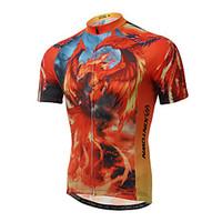 XINTOWN Cycling Jersey Men\'s Short Sleeve Bike Jersey Tops Quick Dry Ultraviolet Resistant Breathable Compression Lightweight Materials