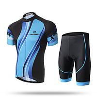 XINTOWN Cycling Jersey with Shorts Men\'s Short Sleeve Bike Pants/Trousers/Overtrousers Jersey Shorts TopsQuick Dry Ultraviolet Resistant