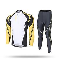 XINTOWN Cycling Jersey with Tights Men\'s Long Sleeve Bike Pants/Trousers/Overtrousers Tracksuit Zip Top Jersey Tops BottomsQuick Dry