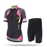 XINTOWN Cycling Jersey with Shorts Women\'s Short Sleeve Bike Pants/Trousers/Overtrousers Jersey Shorts TopsQuick Dry Ultraviolet