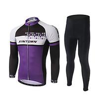 xintown cycling jersey with tights mens long sleeve bike pantstrousers ...