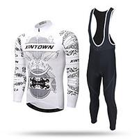 xintown cycling jersey with tights mens long sleeve bike pantstrousers ...